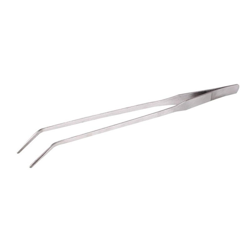 FEITA Extra Long 15 Inch Tweezer Stainless Steel Curved Tip for Aquarium Fishtank Aquascaping Tools, Aquarium Fishtank, Mega Reptile Feeding Tongs - Image 4